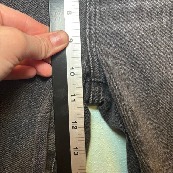 Pistola Women's High Rise Seam Detail Flare Jeans Size 27 Black Denim - Picture 6 of 10